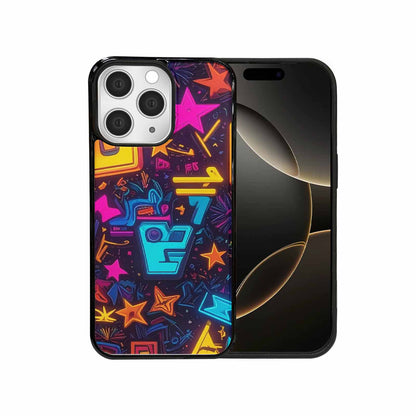 iPhone 15 Pro Max Case — 80s Retro Motif 80s Retro Motifs, Custom Print Case Cover