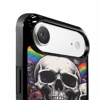 iPhone 17 Air Case — Black Purple Ink Rainbow From Gothic, Unique Phone Case Design
