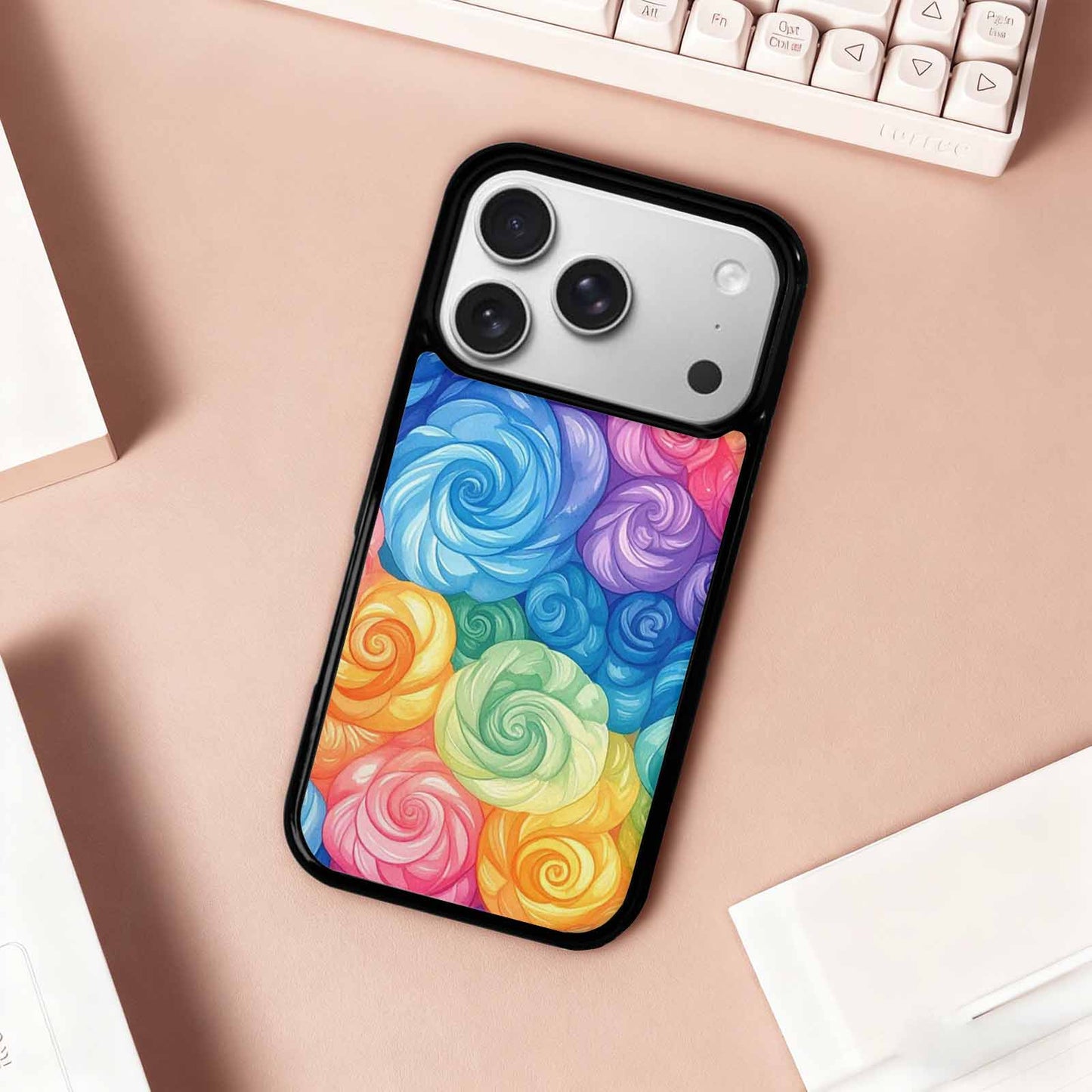iPhone 17 Pro Case — Tie Dye Swirls Tie Dye Tie, Custom Print Case Cover