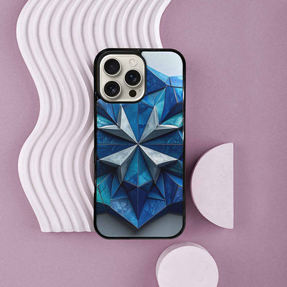 iPhone 16 Pro Max Case — Geometric Origami Art Pattern Personalized Phone, Unique Phone Case Design