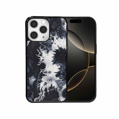 iPhone 15 Pro Max Case — Black White Animal Print, Custom Made Phone Cover