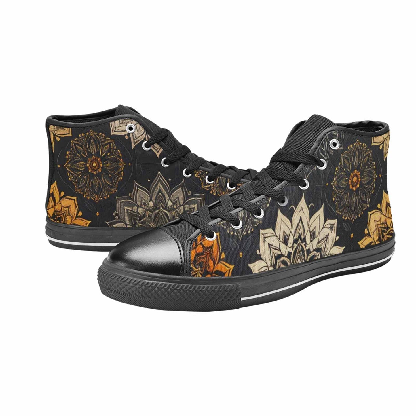 WOMEN'S Mandala High Top Canvas Aesthetic Custom Shoes