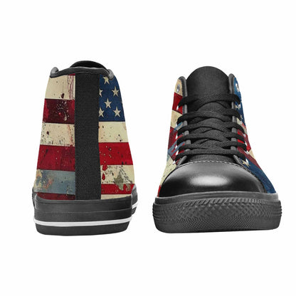 MEN'S American Flag Stars High Top Canvas Dreamcore Sneakers