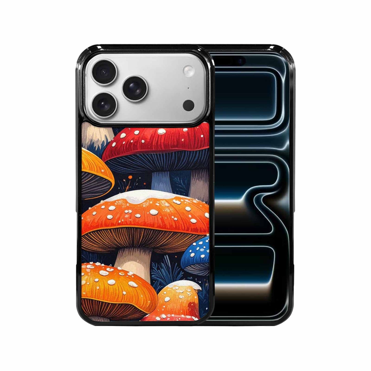 iPhone 17 Pro Max Case — Vivid Winter Mushroom Cartoon Cute, Custom Phone Case