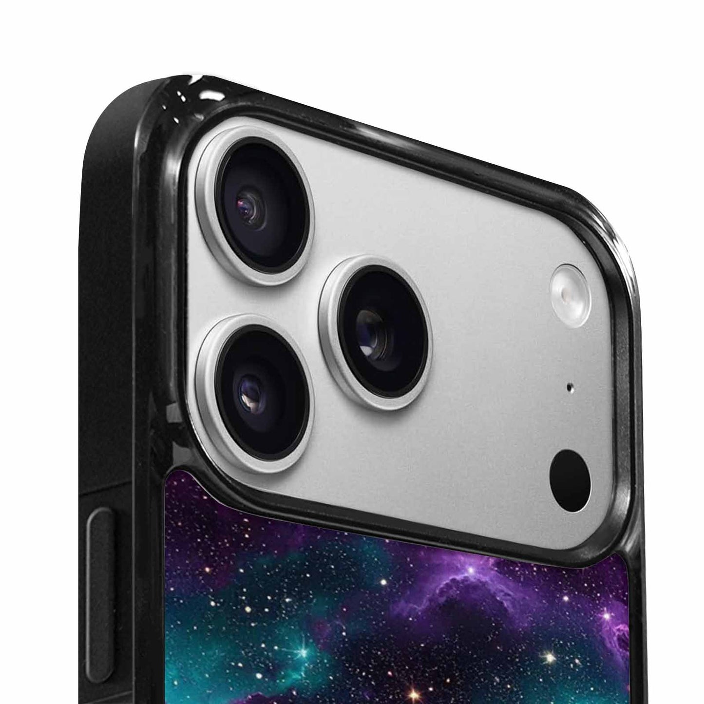 iPhone 17 Pro Case — Seamless Tileable Pattern Of Swirling Galaxy, Custom Art Phone Cover