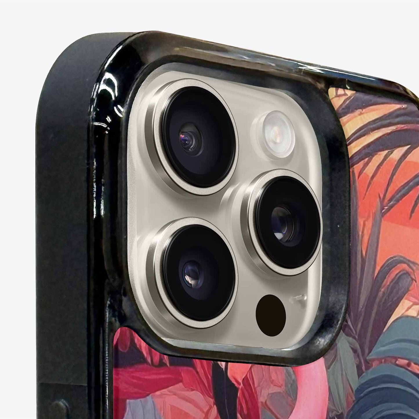 iPhone 16 Pro Case — Flamingo Tropical Flamingo Tropical Pattern Hundreds, Unique Phone Case Design