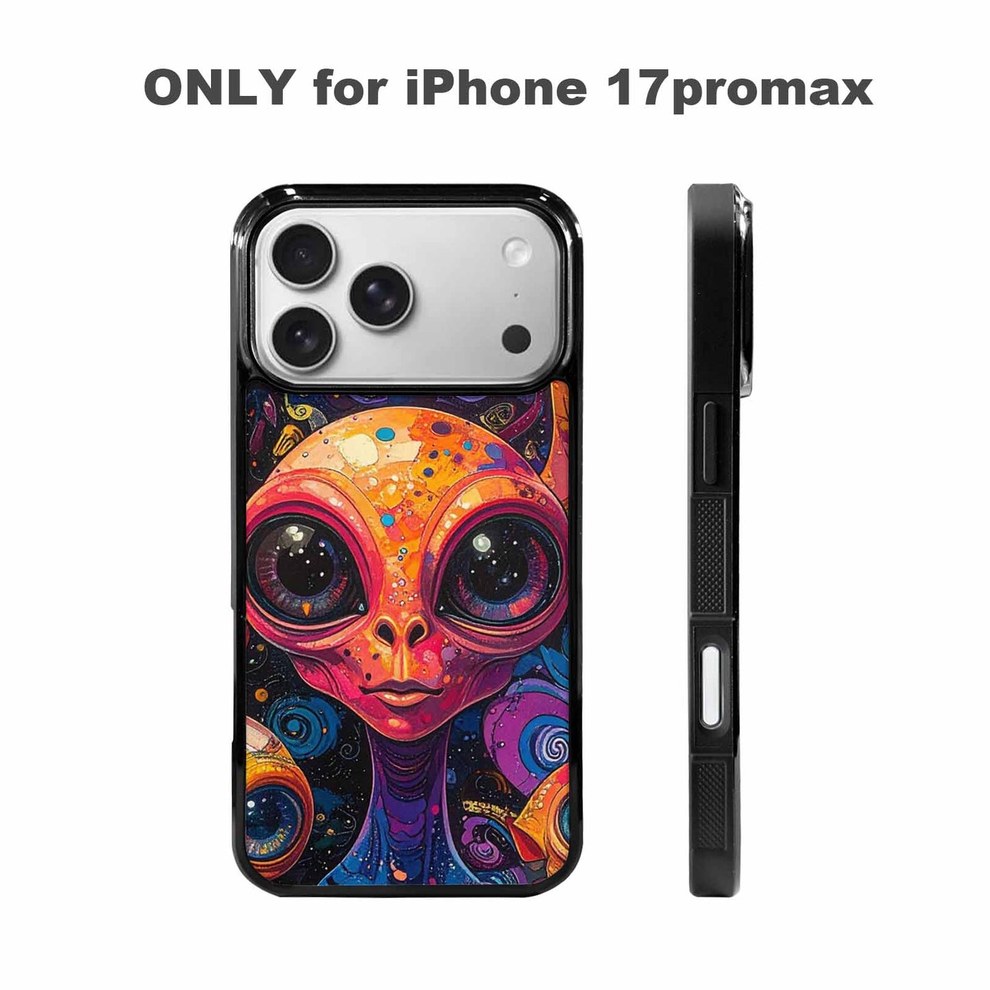 iPhone 17 Pro Max Case — Cartoon Alien Characters Alien Scifi, Original Design Phone Case