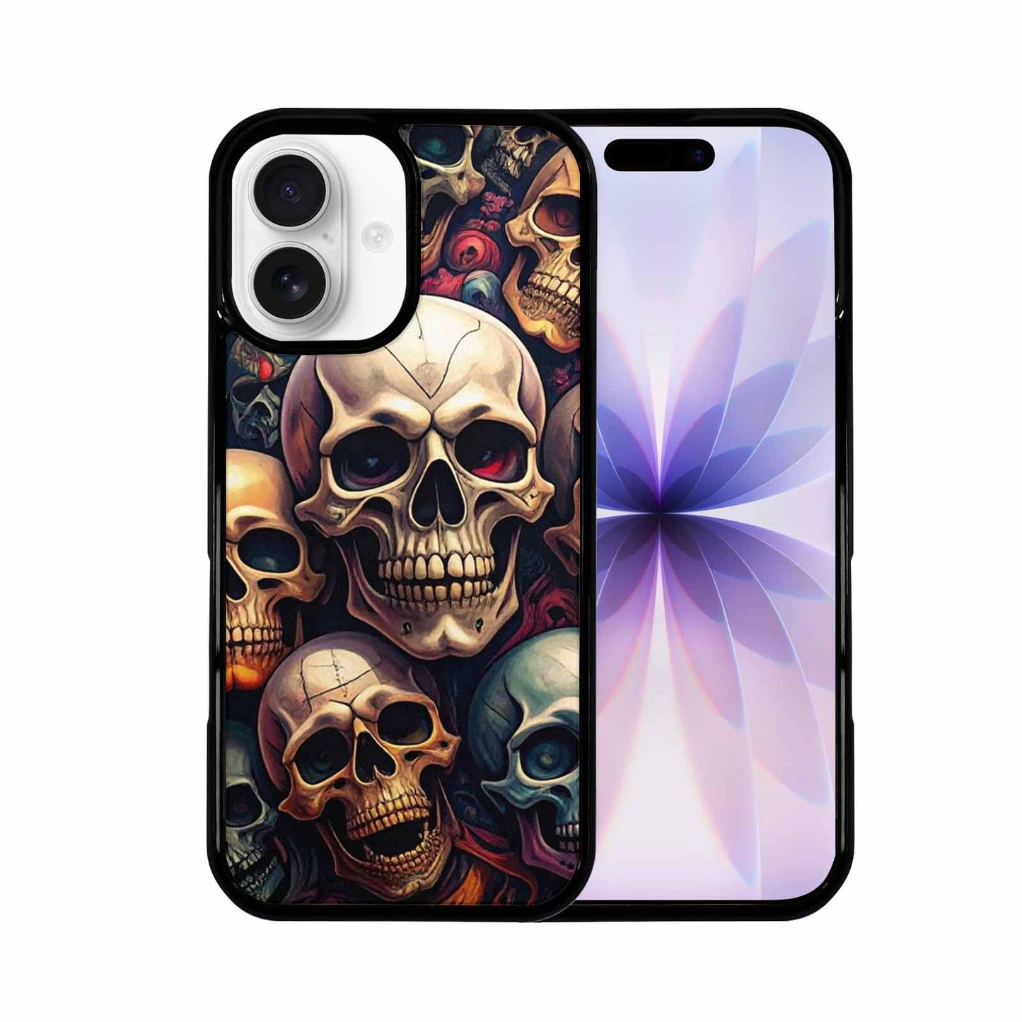 iPhone 17 Case — Skull Dark Art Gothic Print Gothic, Customized Protective Case