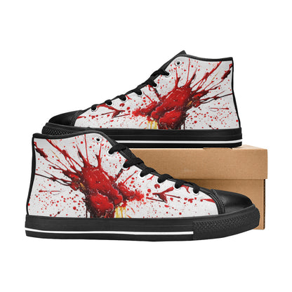 MEN'S Splatter Art Men’S High Top Canvas Vivid Sneakers