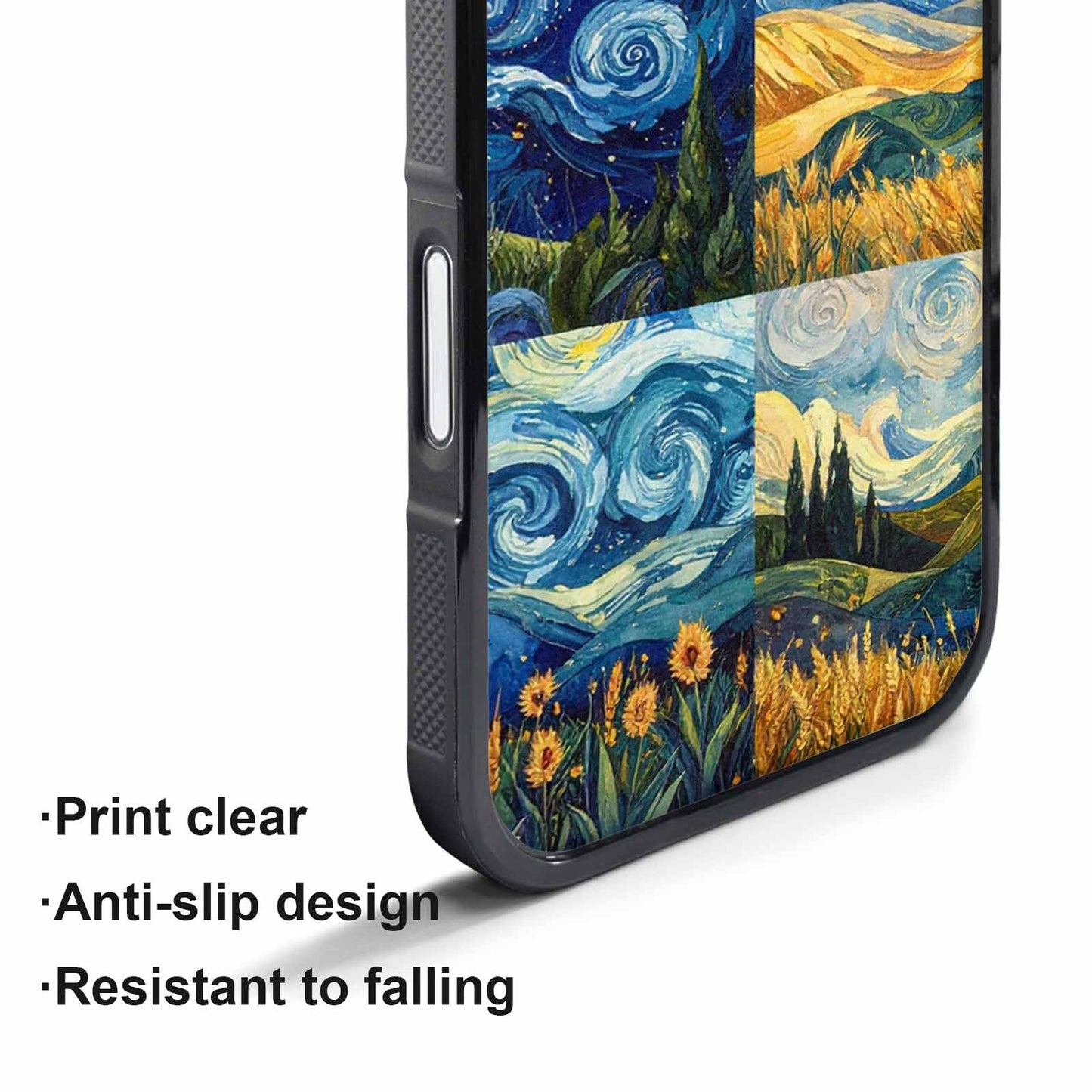 iPhone 17 Air Case — Small Van Gogh Style Swirl Galaxy, Custom Print Case Cover