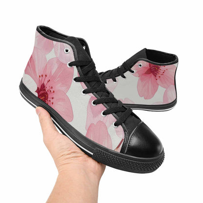 WOMEN'S Japanese Cherry Blossom High Top Canvas Y2K Shoes