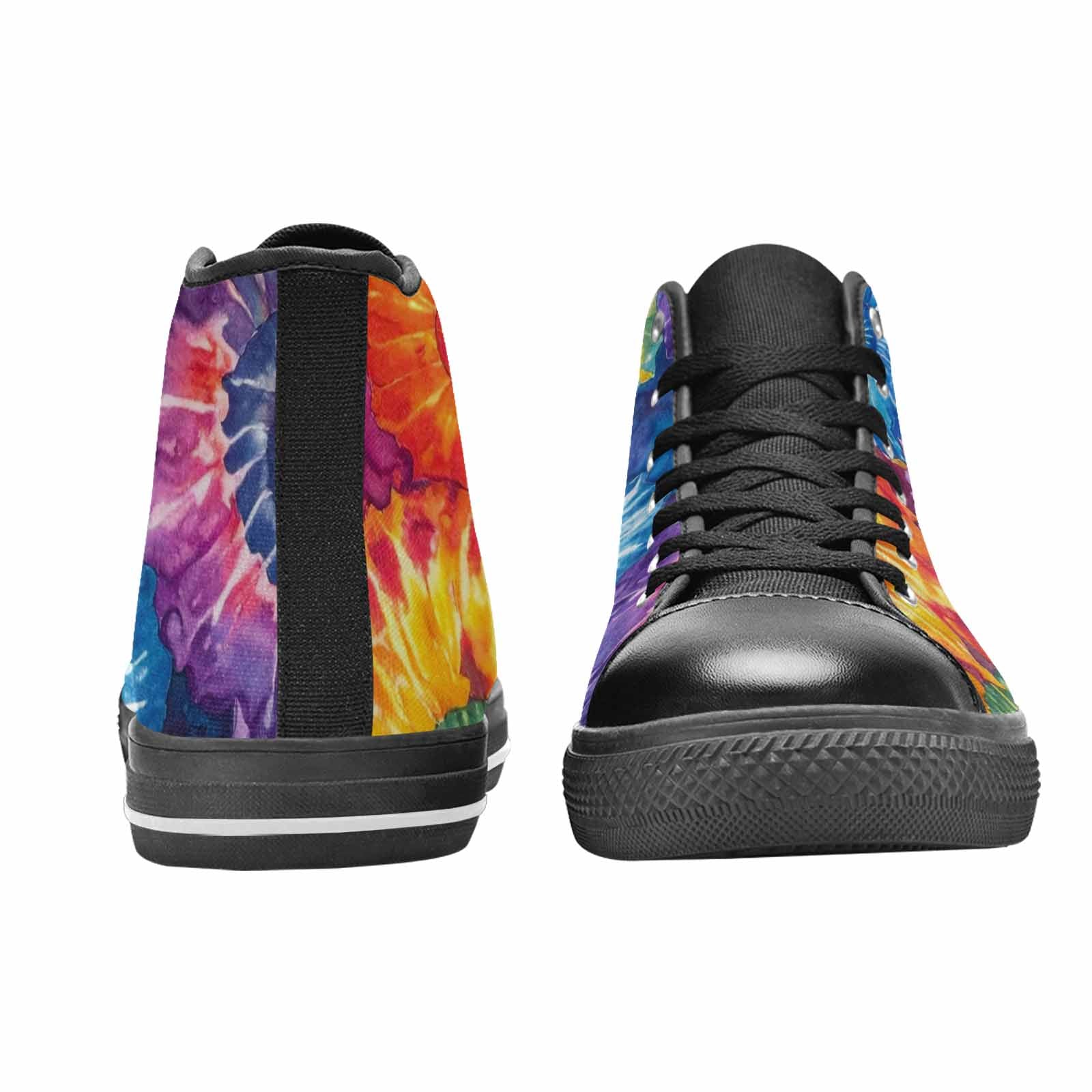 MEN'S Tie Dye Swirl High Top Canvas Surreal Shoes