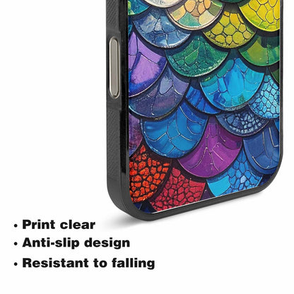 iPhone 15 Pro Max Case — Reptile Scale Full Color Vibrant Reptile, Custom Phone Case
