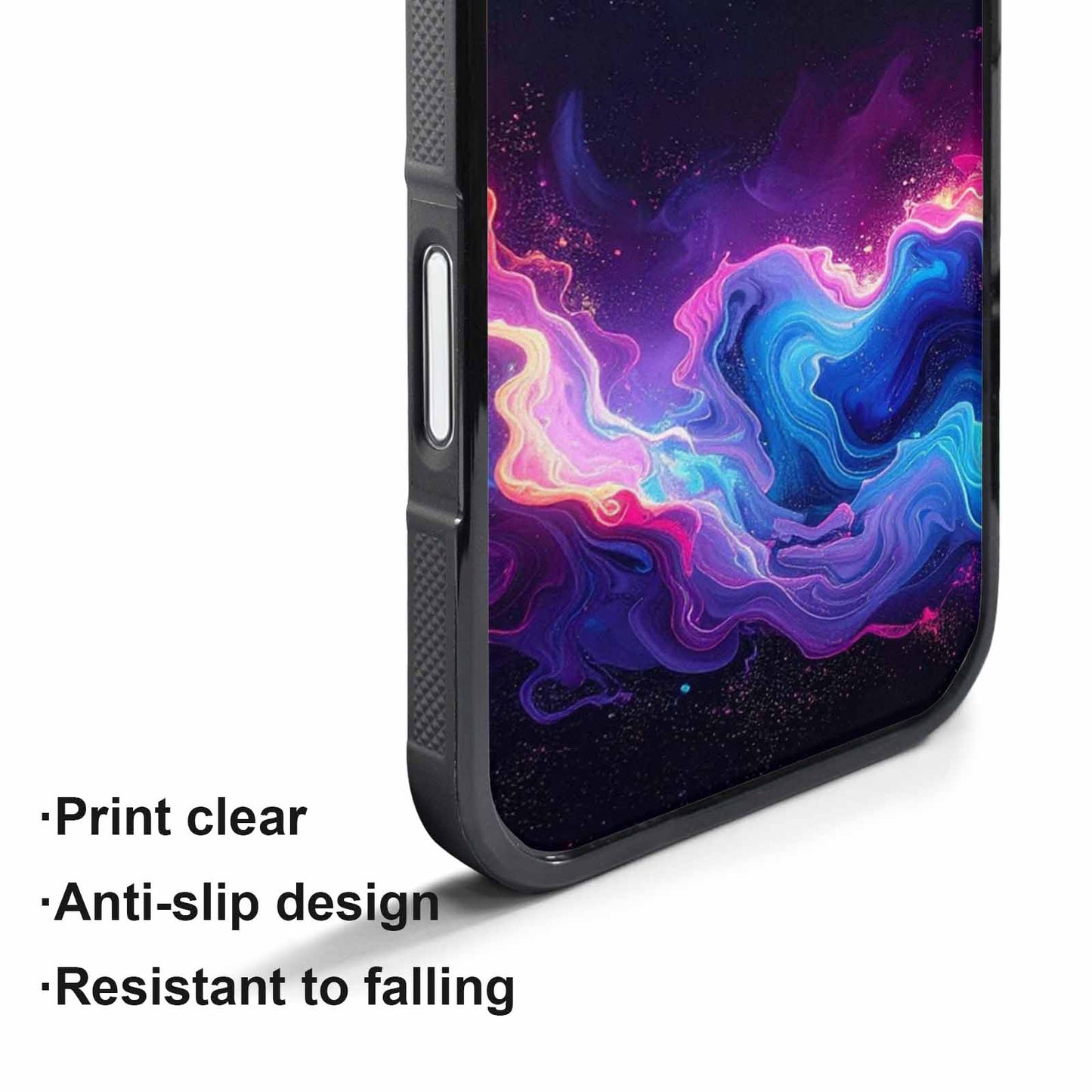 iPhone 17 Pro Case — Seamless Repeating Pattern Of Overlapping Galaxy, Custom Phone Case