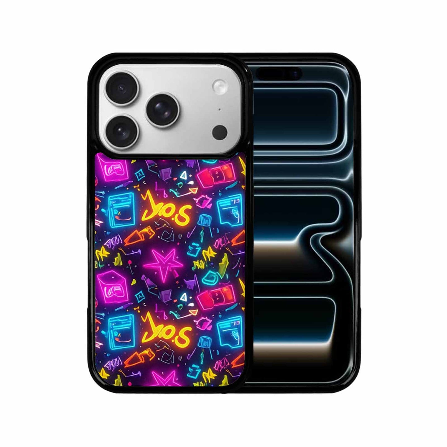 iPhone 17 Pro Case — Retro Motif Retro Motifs Pattern Retro, Custom Designed Case Cover