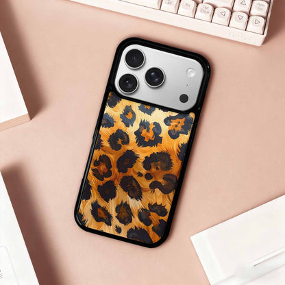 iPhone 17 Pro Case — Leopard Soft Airbrush Gradient Animal Print, Personalized Phone Case