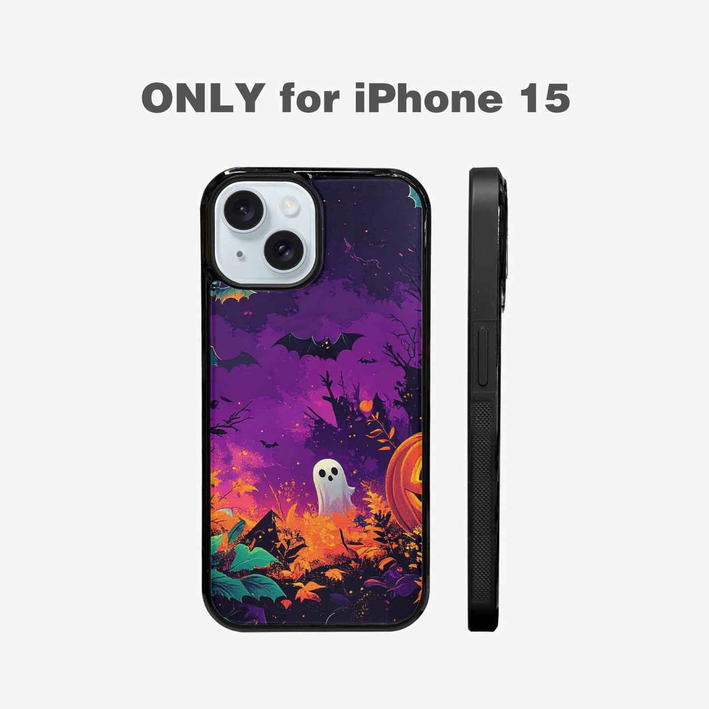 iPhone 15 Case — Halloween Print, Custom Art Phone Cover