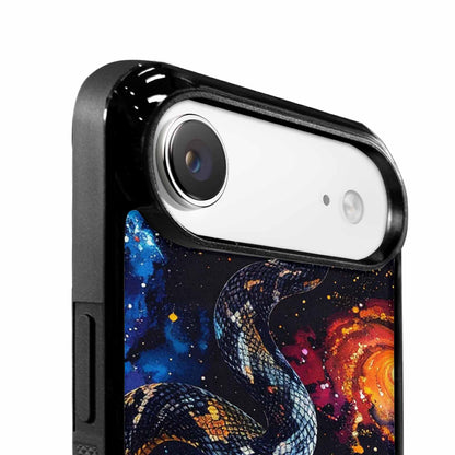 iPhone 17 Air Case — Galaxy Snake Print Galaxy Space, Custom Phone Case