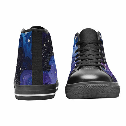 MEN'S Galaxy Art - High Top Canvas Dreamcore Custom Shoes