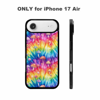 iPhone 17 Air Case — Mushrooms Tie Dyemushrooms Pat Efq Tie, Custom Phone Case