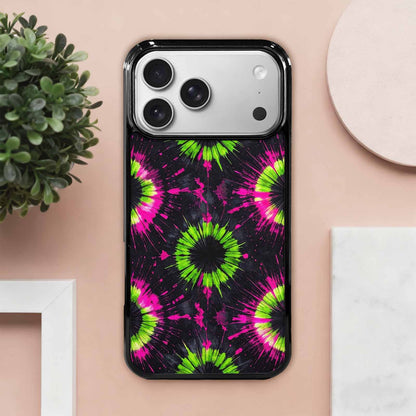 iPhone 17 Pro Max Case — Acid Wash Tie Dye Neon Tie, Custom Art Phone Cover