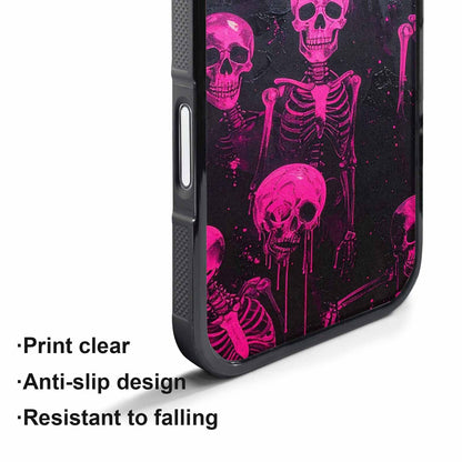 iPhone 17 Air Case — Skeletons Neon Pink Glowskelet Svd Original, Unique Phone Case Design
