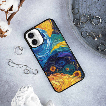 iPhone 16 Plus Case — Blend All Versions Together Melting Together, Custom Phone Case