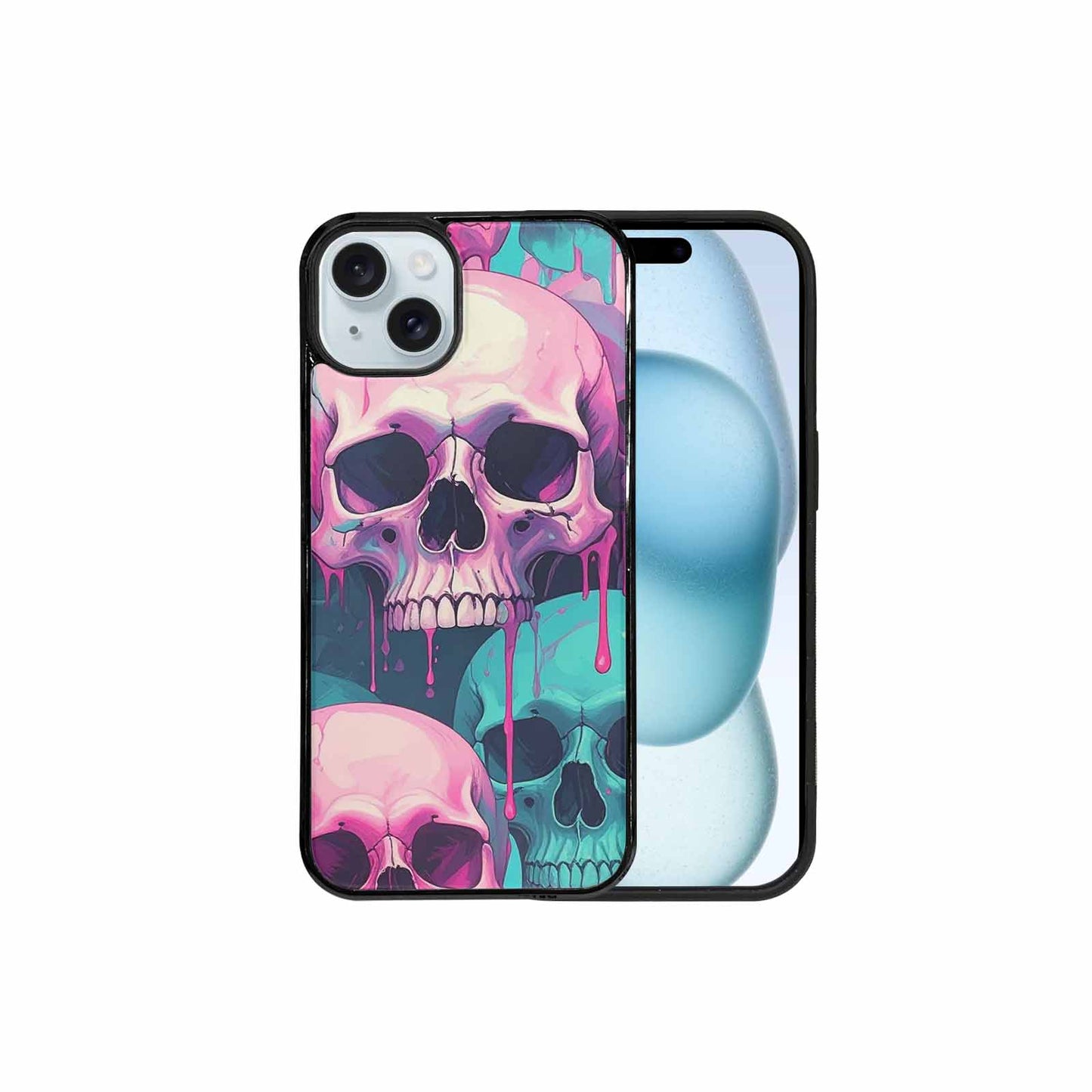 iPhone 15 Plus Case — Thousands Of Skulls Custom, Custom Print Case Cover
