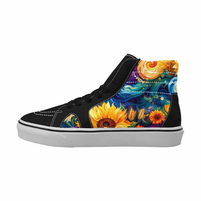 MEN'S Blend All Versions High Top Canvas Vibrant Chaos Sneakers