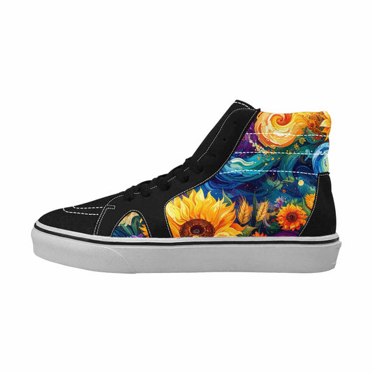 MEN'S Blend All Versions High Top Canvas Vibrant Chaos Sneakers