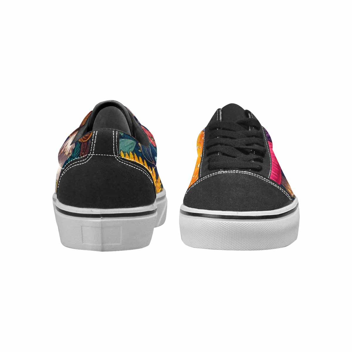 WOMEN'S Mushrooms  Botanical Mushrooms Lace-Up Canvas Grunge Custom Shoes