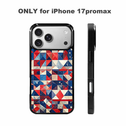 iPhone 17 Pro Max Case — Small American Flag Stars Galaxy Space, Custom Made Phone Cover