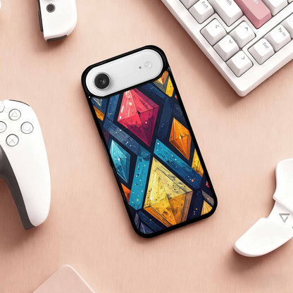iPhone 17 Air Case — Vintage Summer Diamond Retro Vintage, Unique Phone Case Design