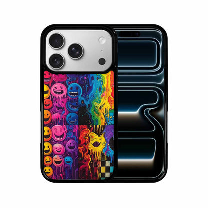 iPhone 17 Pro Case — Small Yellow Smiley Face Acid Original, Original Design Phone Case