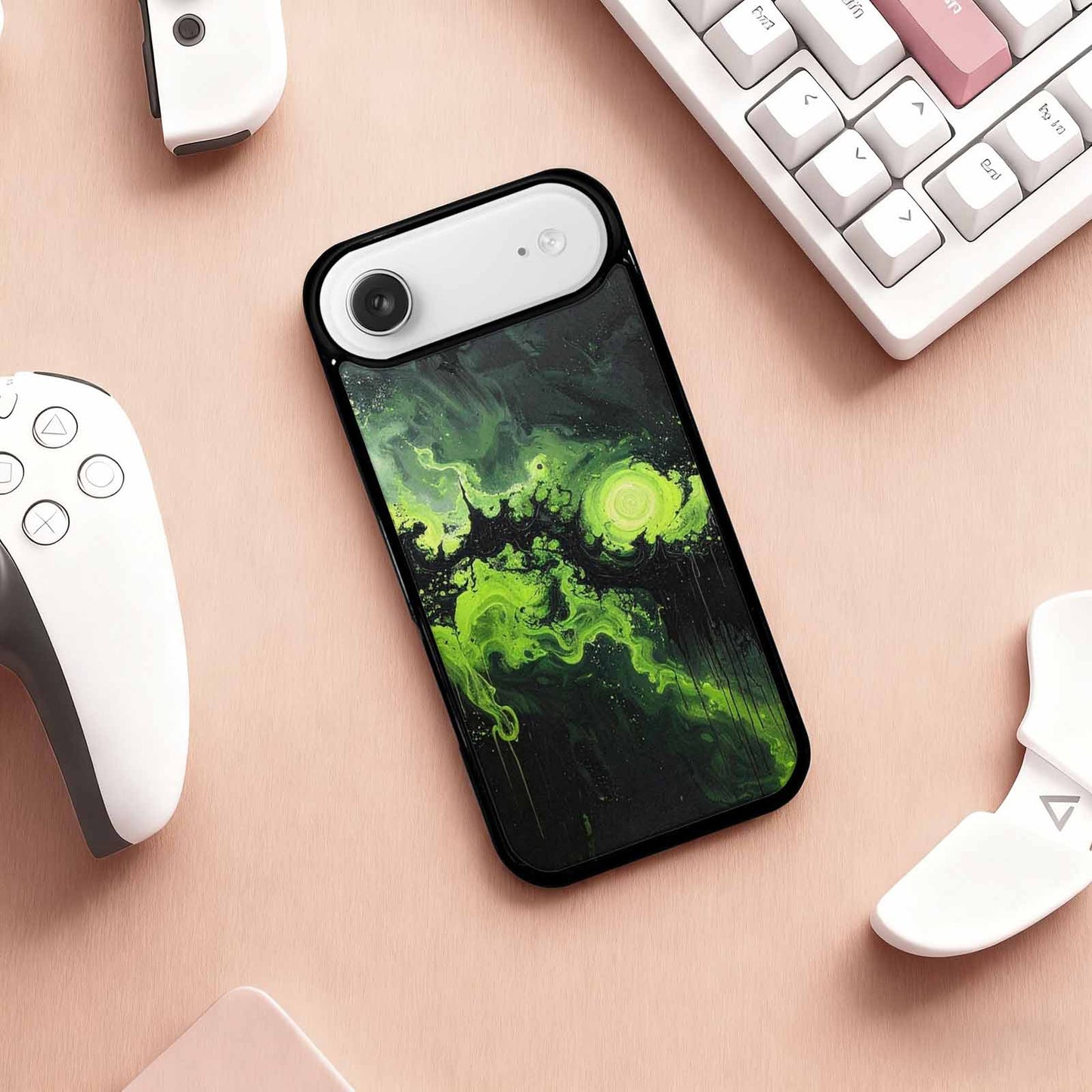 iPhone 17 Air Case — Seamless Repeating Pattern Of Overlapping Galaxy, Original Design Phone Case