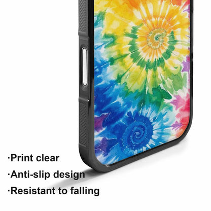 iPhone 17 Case — Small Tie Dye Swirl Tie Dye, Custom Art Phone Cover