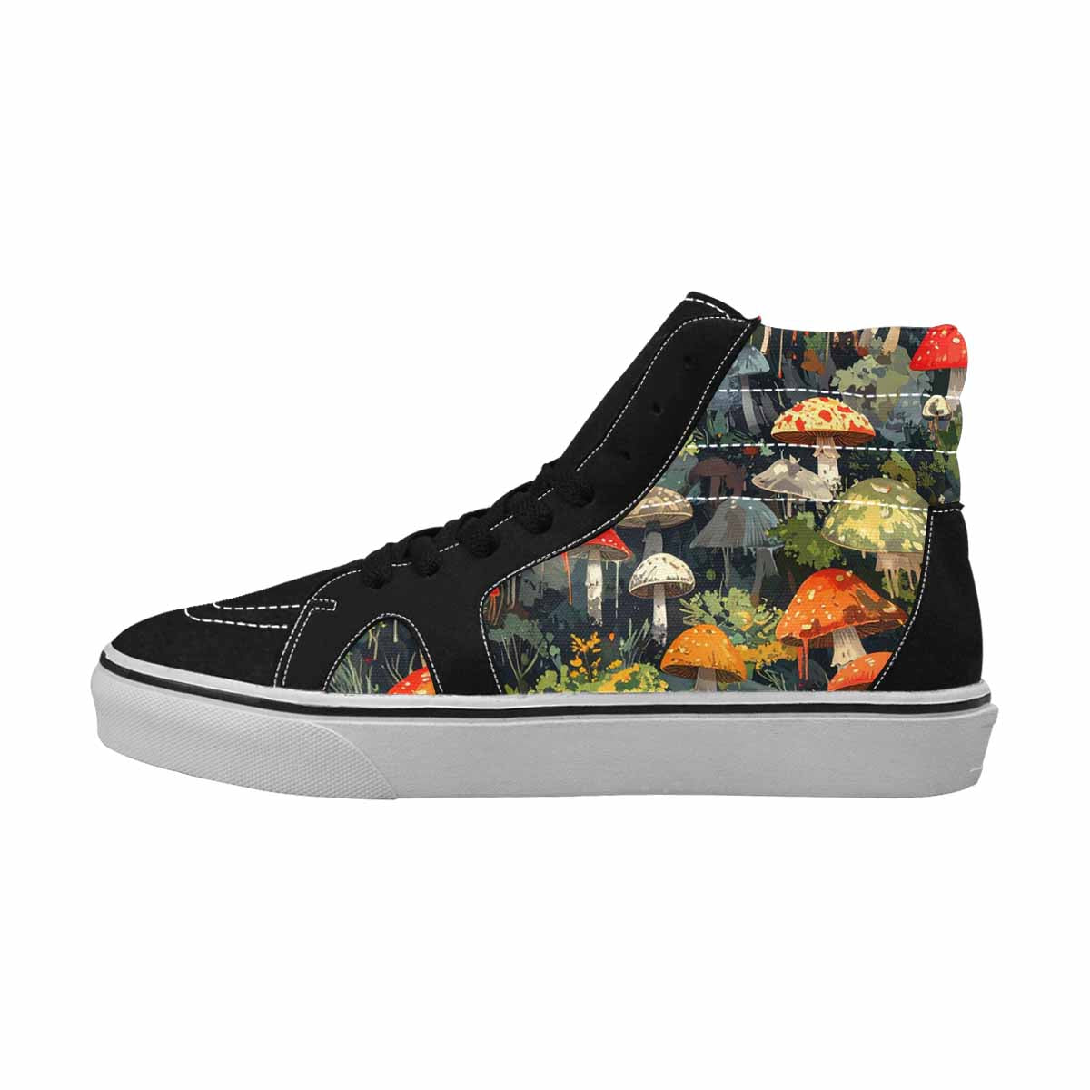 MEN'S Mushrooms  Camo Mushrooms High Top Canvas Dreamcore Shoes