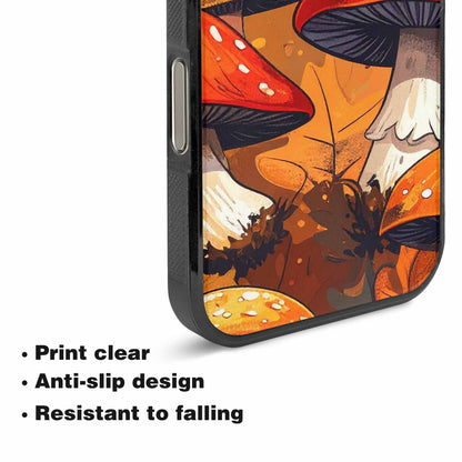iPhone 16 Pro Case — Bold Autumn Mushroom Bold Autumn Mushroom, Custom Made Phone Cover