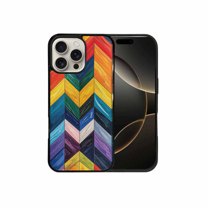 iPhone 16 Pro Max Case — Progress Pride Flag Color Theme Small, Custom Art Phone Cover