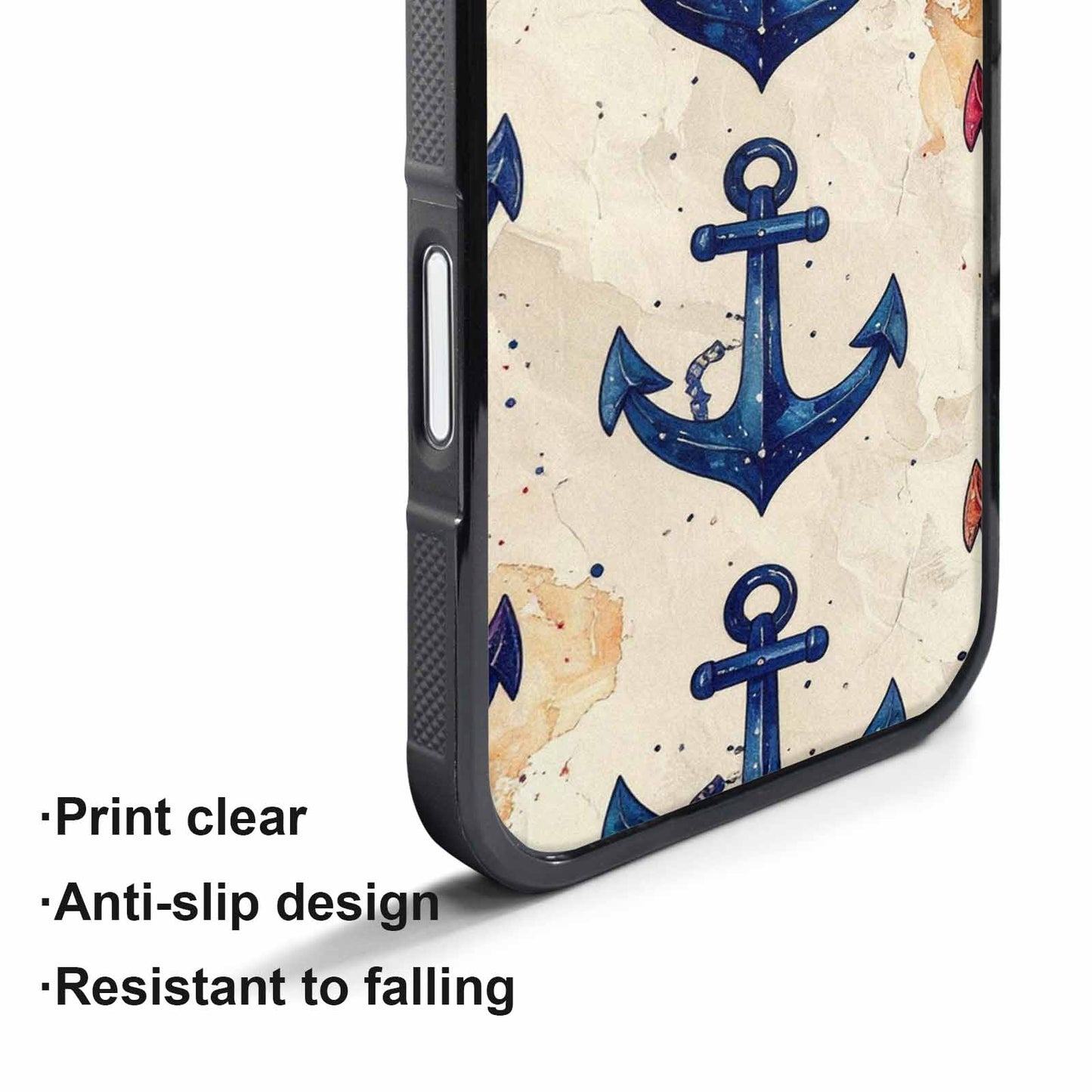 iPhone 17 Pro Max Case — Hand Drawn Bling Original Art, Custom Designed Case Cover