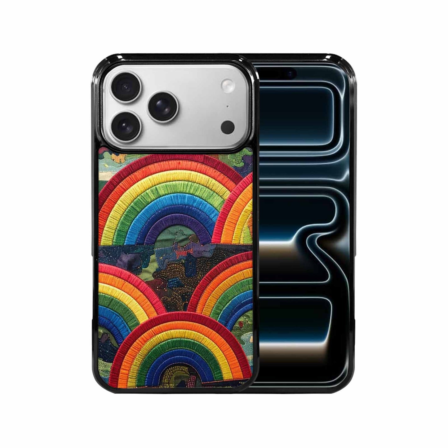 iPhone 17 Pro Max Case — Vivid Camo Rainbow Camo, Custom Art Phone Cover
