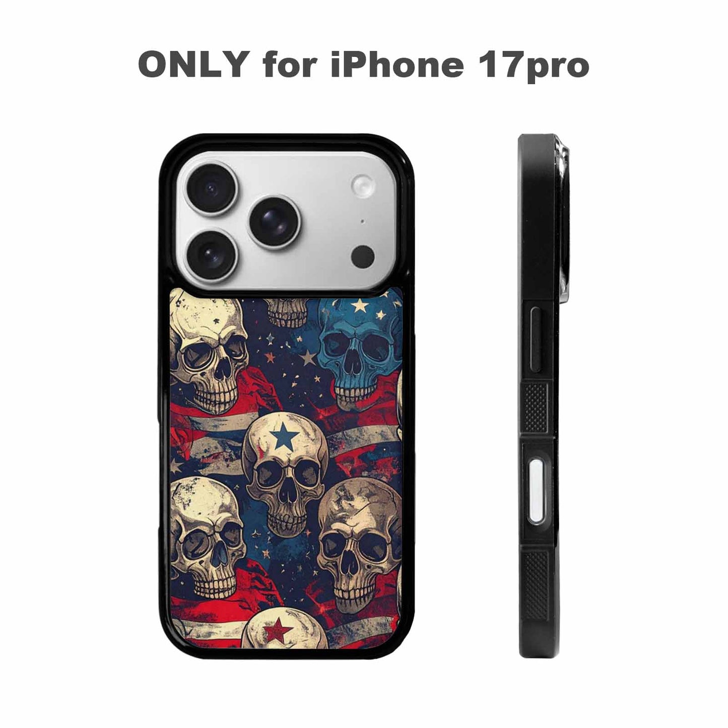 iPhone 17 Pro Case — Skull Dark Art Gothic Print Gothic, Original Design Phone Case