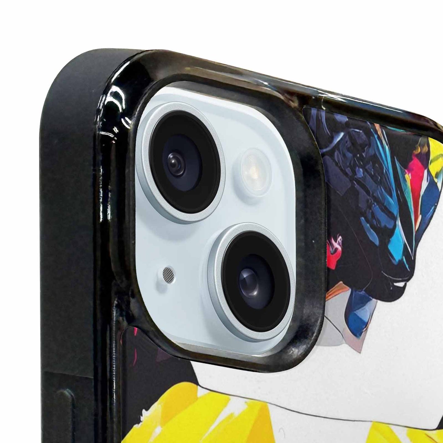 iPhone 15 Plus Case — French Bulldog Pop Art Pattern, Custom Print Case Cover