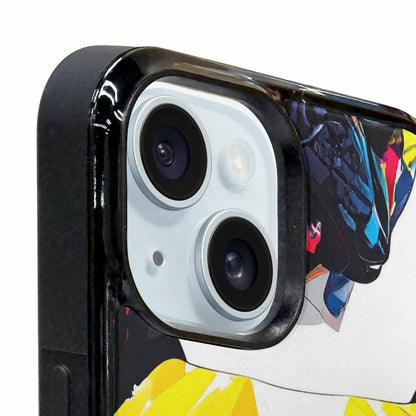 iPhone 15 Plus Case — French Bulldog Pop Art Pattern, Custom Print Case Cover