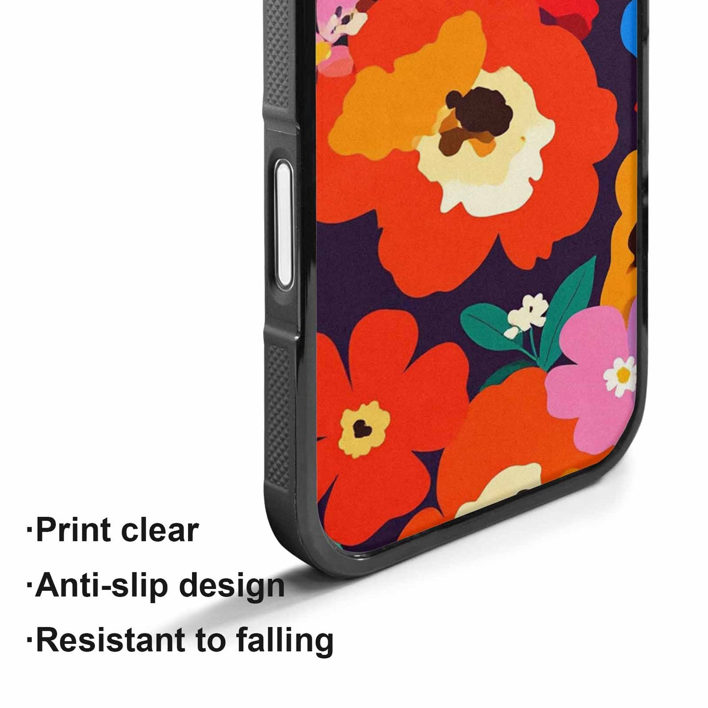 iPhone 17 Case — Leopard Print Floral Seamless Animal Print, Personalized Phone Case
