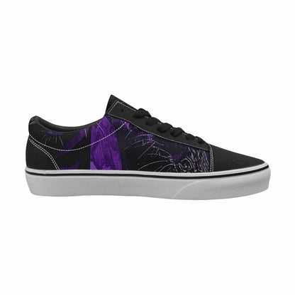 WOMEN'S Animal Print Lace-Up Canvas Melting Art Sneakers