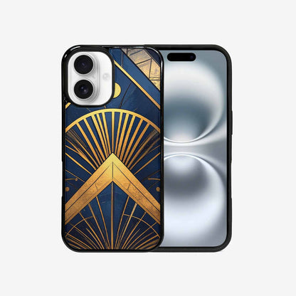 iPhone 16 Case — Art Deco Illustration Pattern, Original Design Phone Case