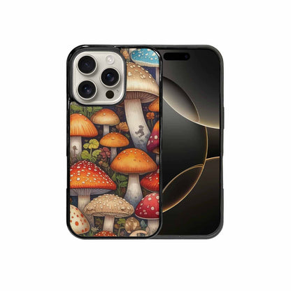 iPhone 16 Pro Case — Mushrooms General Mushrooms Pa, Custom Art Phone Cover
