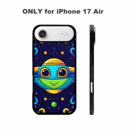 iPhone 17 Air Case — Alien Ufo Cartoon Art Pattern Alien, Unique Phone Case Design