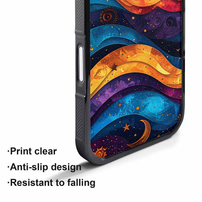 iPhone 17 Air Case — Steampunk Galaxy Art Seamless Pattern Galaxy, Original Design Phone Case
